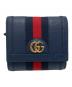 GUCCI（グッチ）の古着「オフィディア GGウォレット」｜ネイビー