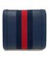 GUCCI (グッチ) オフィディア GGウォレット ネイビー：30000円