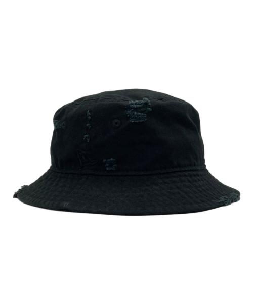 New Era（ニューエラ）New Era (ニューエラ) LIMI feu (リミフゥ) DAMAGED BUCKET HAT ブラック サイズ:Lの古着・服飾アイテム