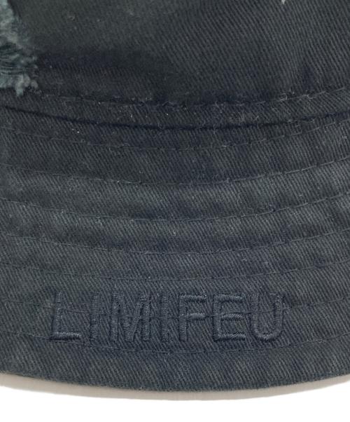 New Era（ニューエラ）New Era (ニューエラ) LIMI feu (リミフゥ) DAMAGED BUCKET HAT ブラック サイズ:Lの古着・服飾アイテム