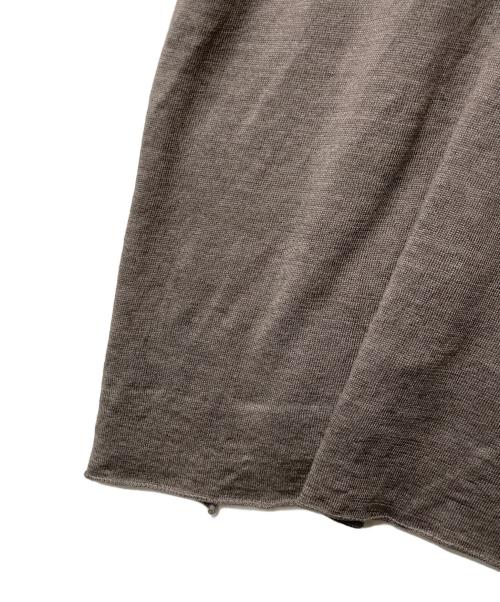 evam eva（エヴァムエヴァ）evam eva (エヴァムエヴァ) リネンワンピース グレー サイズ:Freeの古着・服飾アイテム