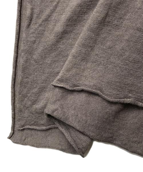evam eva（エヴァムエヴァ）evam eva (エヴァムエヴァ) リネンワンピース グレー サイズ:Freeの古着・服飾アイテム