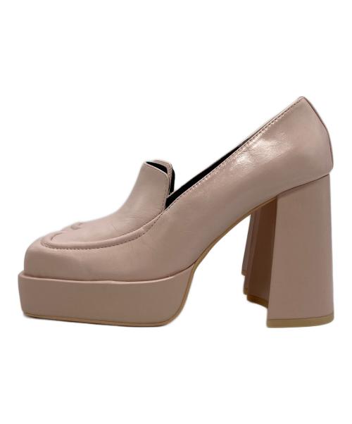 Ameri（アメリ）Ameri (アメリ) PLATFORM SQUARE LOAFER ピンク サイズ:Ｍの古着・服飾アイテム
