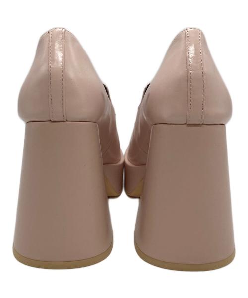 Ameri（アメリ）Ameri (アメリ) PLATFORM SQUARE LOAFER ピンク サイズ:Ｍの古着・服飾アイテム