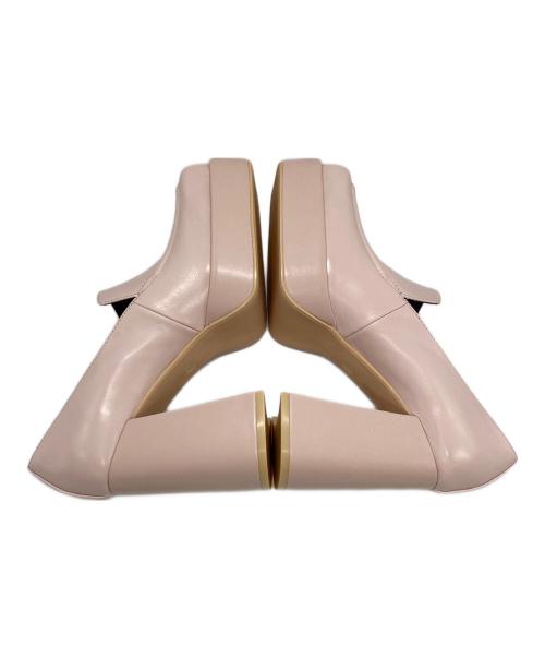 Ameri（アメリ）Ameri (アメリ) PLATFORM SQUARE LOAFER ピンク サイズ:Ｍの古着・服飾アイテム