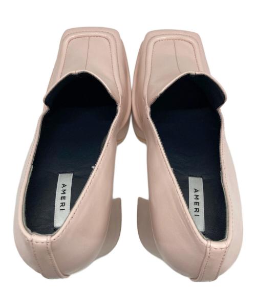 Ameri（アメリ）Ameri (アメリ) PLATFORM SQUARE LOAFER ピンク サイズ:Ｍの古着・服飾アイテム
