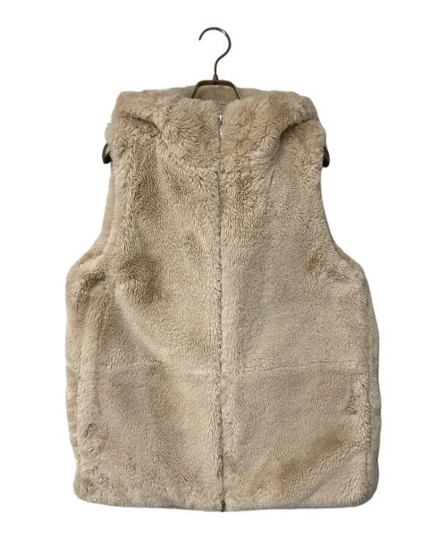 ESTNATION（エストネーション）ESTNATION (エストネーション) フーデットエコファージレ ベージュ サイズ:FREEの古着・服飾アイテム