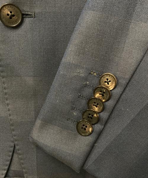 BLACK LABEL CRESTBRIDGE（ブラックレーベル クレストブリッジ）BLACK LABEL CRESTBRIDGE (ブラックレーベル クレストブリッジ) テーラードジャケット ネイビー サイズ:40Lの古着・服飾アイテム