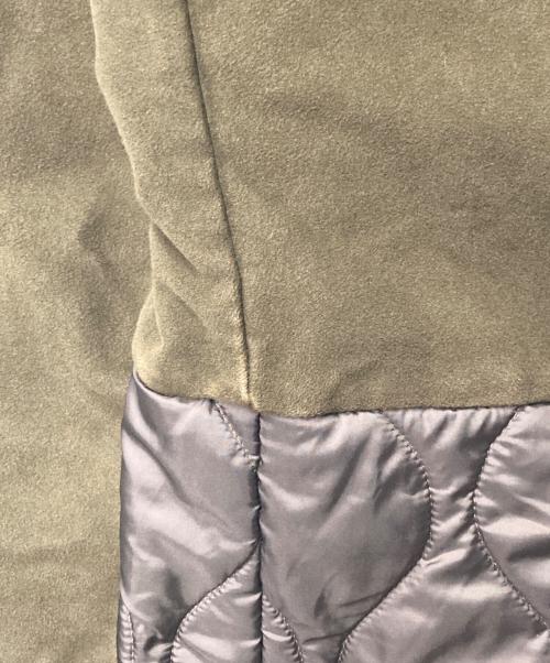 LAVENHAM（ラベンハム）LAVENHAM (ラベンハム) JOURNAL STANDARD (ジャーナルスタンダード) 切替フーデットキルティングコート グリーン サイズ:36の古着・服飾アイテム