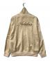 adidas (アディダス) モノグラム サテン ファイヤーバード トラックジャケット ベージュ×ブラウン サイズ:Ｍ：7000円