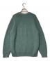 BATONER (バトナ―) シグネチャー5ゲージウールクルーネックニット グリーン サイズ:2：8000円