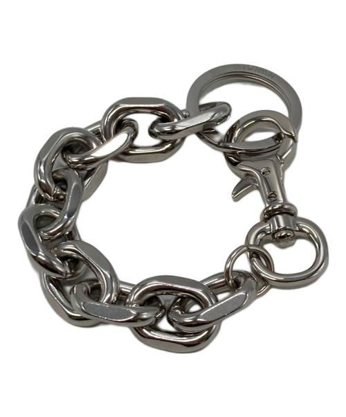 HIDAKA（ヒダカ）HIDAKA (ヒダカ) CUT OVAL BRACELET シルバーの古着・服飾アイテム