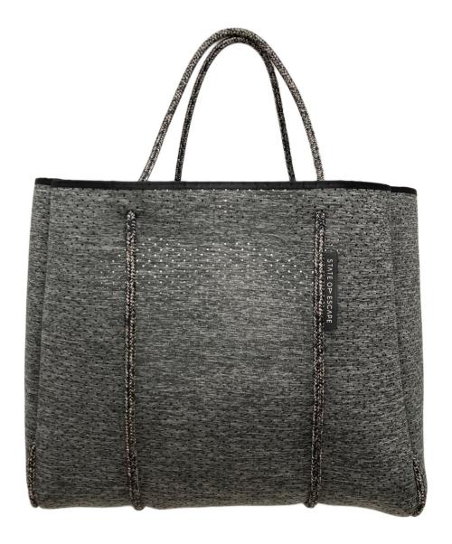 STATE OF ESCAPE（ステイトオブエスケープ）STATE OF ESCAPE (ステイトオブエスケープ) フライングソロ ネオプレン トートバッグ グレーの古着・服飾アイテム