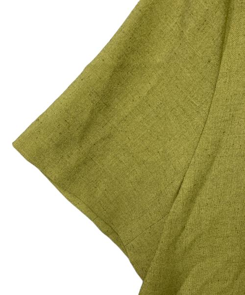 MAISON SPECIAL（メゾンスペシャル）MAISON SPECIAL (メゾンスペシャル) スラブオックス ハーフ スリーブ ジャケット イエロー サイズ:FREEの古着・服飾アイテム