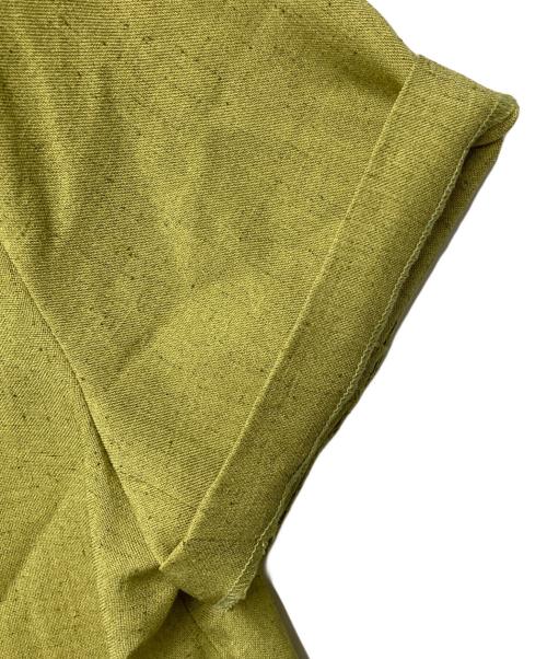 MAISON SPECIAL（メゾンスペシャル）MAISON SPECIAL (メゾンスペシャル) スラブオックス ハーフ スリーブ ジャケット イエロー サイズ:FREEの古着・服飾アイテム