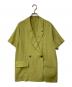 MAISON SPECIAL（メゾンスペシャル）の古着「スラブオックス ハーフ スリーブ ジャケット」｜イエロー