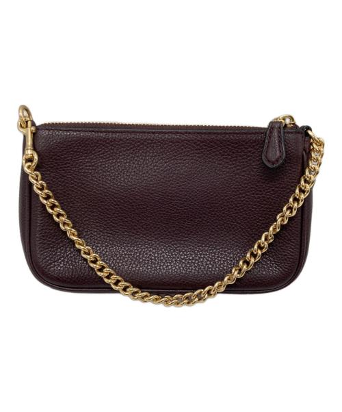COACH（コーチ）COACH (コーチ) チェーン ハンドポーチ ブラウンの古着・服飾アイテム