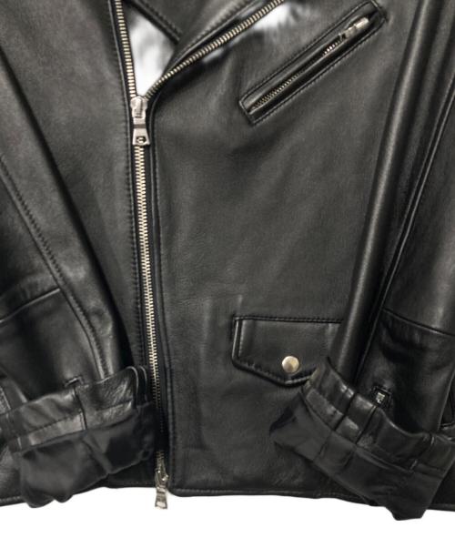 BEAUTY&YOUTH（ビューティーアンドユース）BEAUTY&YOUTH (ビューティーアンドユース) シープレザーダブルライダース ブラック サイズ:Mの古着・服飾アイテム