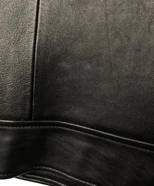 BEAUTY&YOUTH（ビューティーアンドユース）BEAUTY&YOUTH (ビューティーアンドユース) シープレザーダブルライダース ブラック サイズ:Mの古着・服飾アイテム