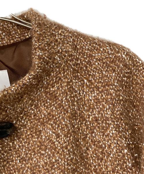 SANYOCOAT（サンヨーコート）SANYOCOAT (サンヨーコート) ノーカラーコート ブラウン サイズ:38の古着・服飾アイテム