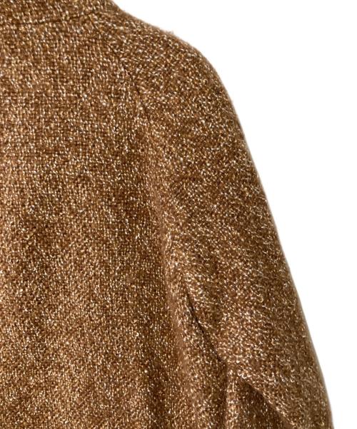 SANYOCOAT（サンヨーコート）SANYOCOAT (サンヨーコート) ノーカラーコート ブラウン サイズ:38の古着・服飾アイテム