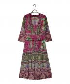 ETROエトロ）の古着「ペイズリー柄ワンピース」｜ピンク