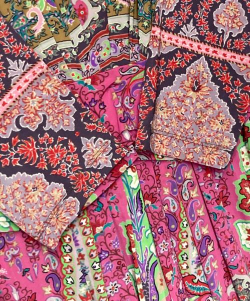 ETRO（エトロ）ETRO (エトロ) ペイズリー柄ワンピース ピンク サイズ:44の古着・服飾アイテム