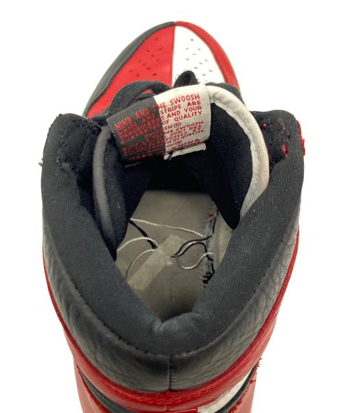 NIKE（ナイキ）NIKE (ナイキ) Air Jordan 1 RETRO High OG NRG レッド×ブラック サイズ:US8.5 / UK7.5 / 26.5cmの古着・服飾アイテム