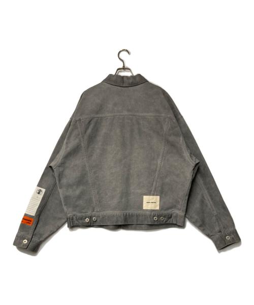 HERON PRESTON（ヘロンプレストン）HERON PRESTON (ヘロンプレストン) デニムジャケット グレー サイズ:Mの古着・服飾アイテム