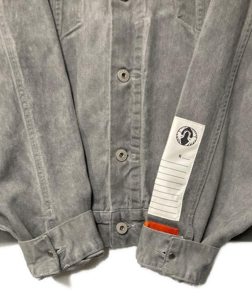 HERON PRESTON（ヘロンプレストン）HERON PRESTON (ヘロンプレストン) デニムジャケット グレー サイズ:Mの古着・服飾アイテム