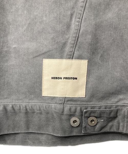HERON PRESTON（ヘロンプレストン）HERON PRESTON (ヘロンプレストン) デニムジャケット グレー サイズ:Mの古着・服飾アイテム