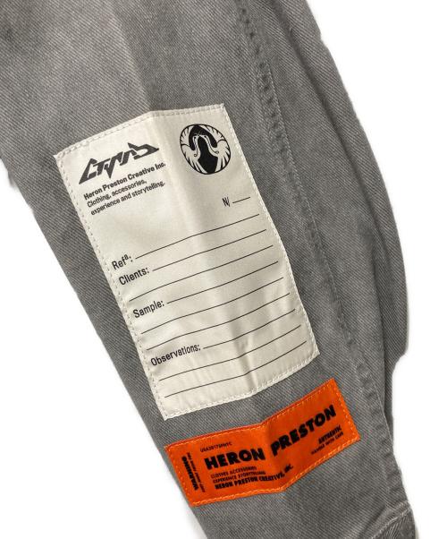 HERON PRESTON（ヘロンプレストン）HERON PRESTON (ヘロンプレストン) デニムジャケット グレー サイズ:Mの古着・服飾アイテム