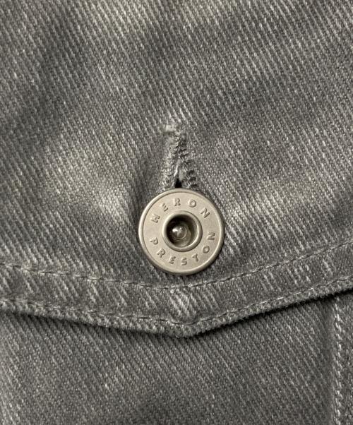 HERON PRESTON（ヘロンプレストン）HERON PRESTON (ヘロンプレストン) デニムジャケット グレー サイズ:Mの古着・服飾アイテム