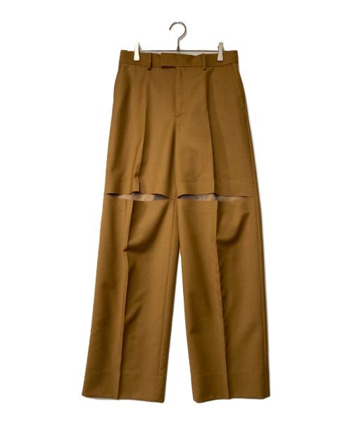 IRENE（アイレネ）IRENE (アイレネ) Summer Wool Trousers ブラウン サイズ:38の古着・服飾アイテム