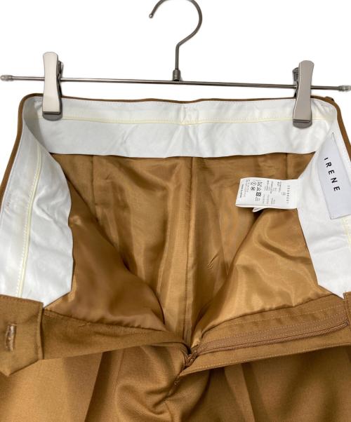 IRENE（アイレネ）IRENE (アイレネ) Summer Wool Trousers ブラウン サイズ:38の古着・服飾アイテム
