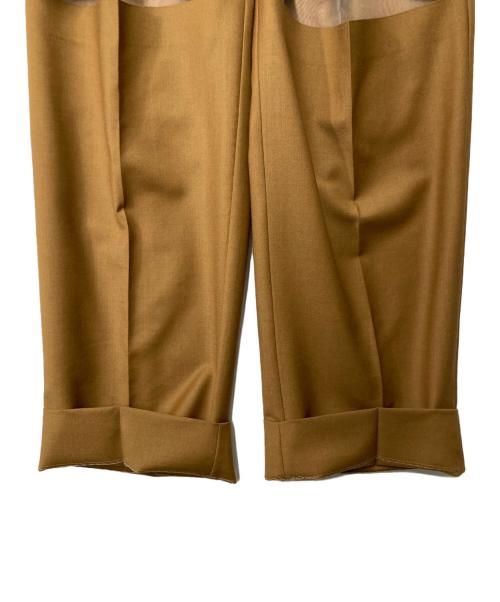 IRENE（アイレネ）IRENE (アイレネ) Summer Wool Trousers ブラウン サイズ:38の古着・服飾アイテム