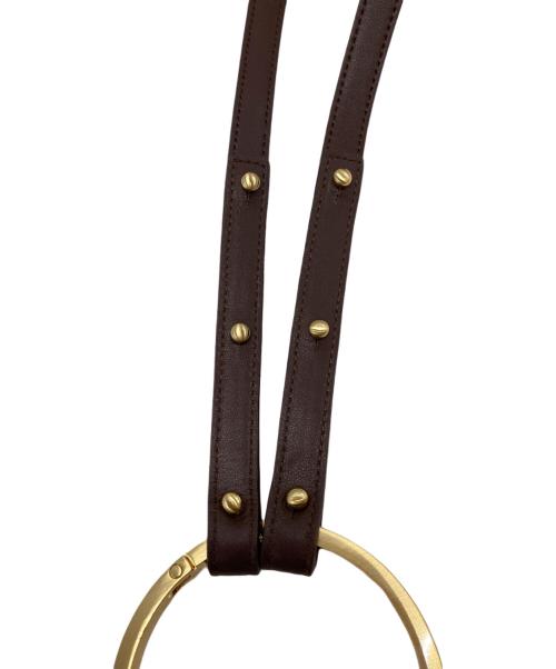 osoi（オソイ）osoi (オソイ) BANGLERING SET ショルダーポーチバッグ ブラウンの古着・服飾アイテム