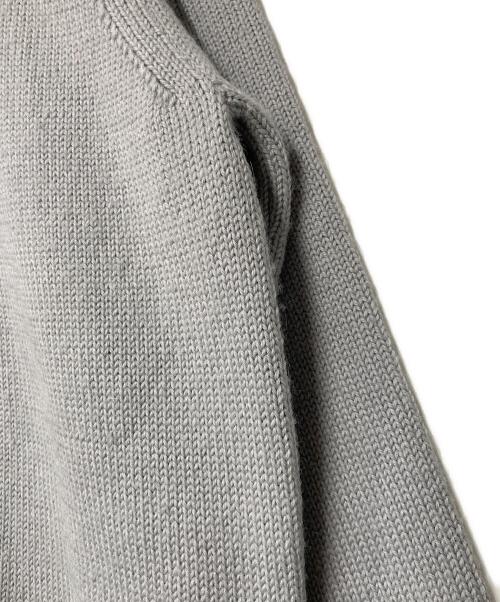 Dior（ディオール）Dior (ディオール) アルパカウール ロゴ刺繍ニット グレー サイズ:Sの古着・服飾アイテム