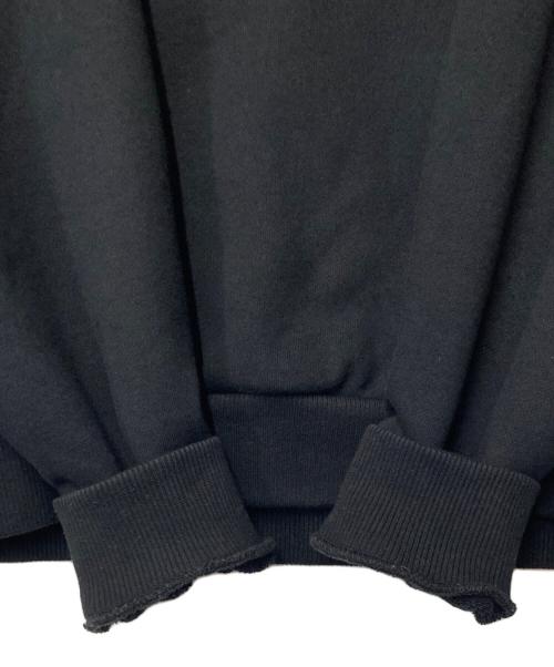 CELINE（セリーヌ）CELINE (セリーヌ) ロゴ スウェットプルオーバーパーカー ブラック サイズ:XSの古着・服飾アイテム