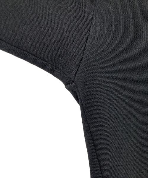 CELINE（セリーヌ）CELINE (セリーヌ) ロゴ スウェットプルオーバーパーカー ブラック サイズ:XSの古着・服飾アイテム