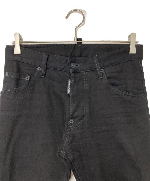 DSQUARED2（ディースクエアード）DSQUARED2 (ディースクエアード) SKATER JEAN イタリア製 ブラック サイズ:44の古着・服飾アイテム
