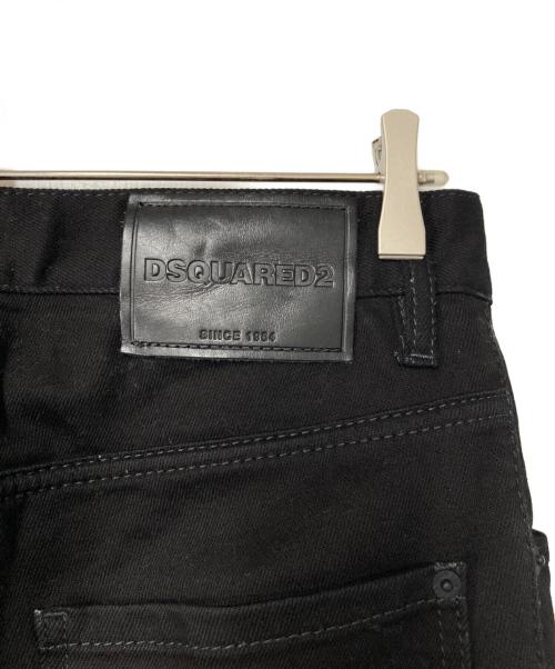 DSQUARED2（ディースクエアード）DSQUARED2 (ディースクエアード) SKATER JEAN イタリア製 ブラック サイズ:44の古着・服飾アイテム