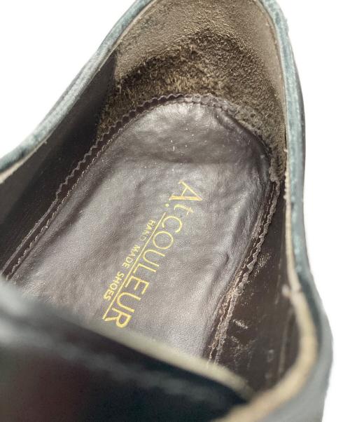 At.COULEUR（アーテ・クルール）At.COULEUR (アーテ・クルール) BLACK HIGH SHINE (DAINITE SOLE) ブラック サイズ:6 1/2の古着・服飾アイテム