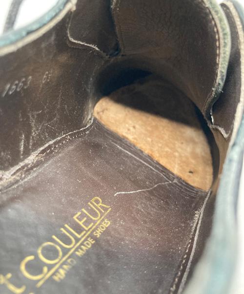 At.COULEUR（アーテ・クルール）At.COULEUR (アーテ・クルール) BLACK HIGH SHINE (DAINITE SOLE) ブラック サイズ:6 1/2の古着・服飾アイテム