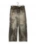 NEIGHBORHOOD（ネイバーフッド）の古着「SAVAGE DENIM DP WIDE PANTS」｜グレー