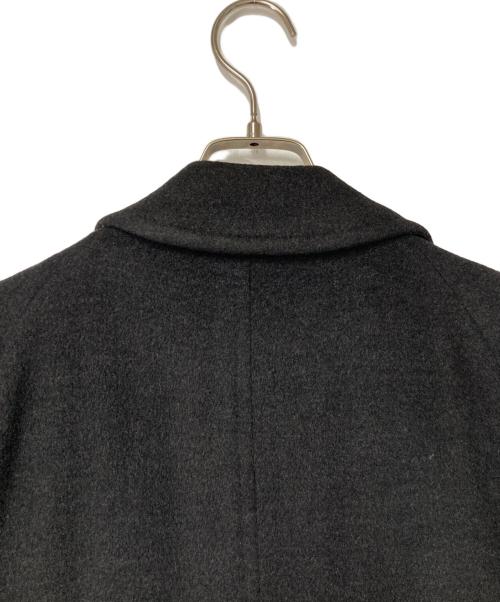 Burberry's（バーバリー）Burberry's (バーバリーズ) カシミヤウール ステンカラーコート グレー サイズ:165の古着・服飾アイテム
