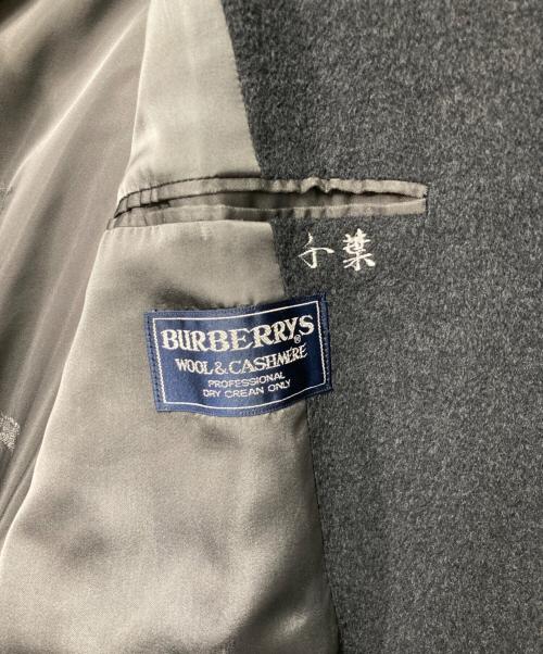 Burberry's（バーバリー）Burberry's (バーバリーズ) カシミヤウール ステンカラーコート グレー サイズ:165の古着・服飾アイテム