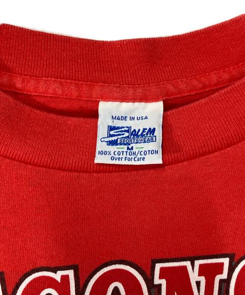 SALEM SPORTSWEAR（サレム スポーツウェア）SALEM SPORTSWEAR (サレム スポーツウェア) Tシャツ レッド サイズ:Ｍの古着・服飾アイテム
