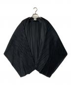 ISSEY MIYAKEイッセイミヤケ）の古着「プリーツ デザイン ジャケット」｜ブラック