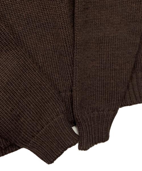 Zanone（ザノーネ）Zanone (ザノーネ) ミドルゲージタートルネックニット イタリア製 ブラウン サイズ:46の古着・服飾アイテム